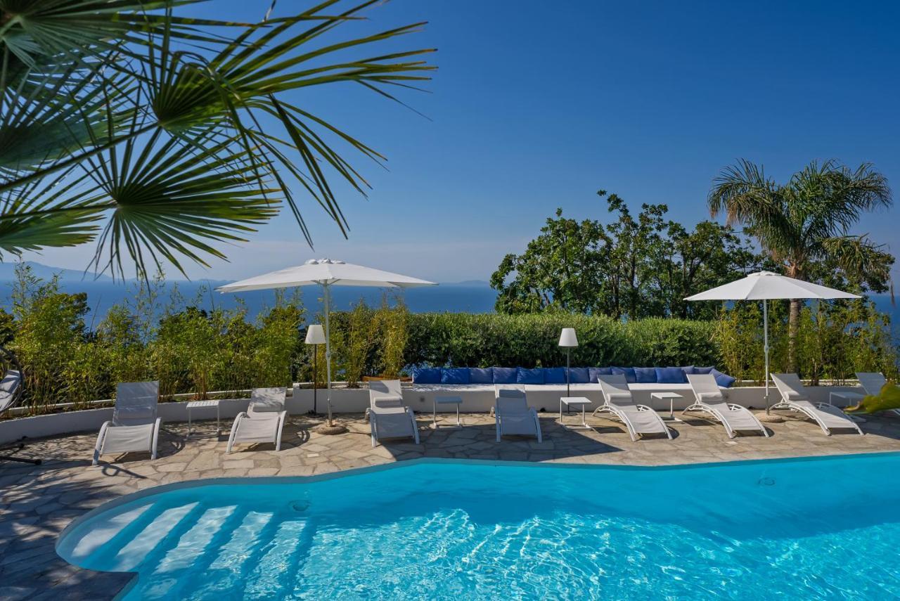 Capri Blue Luxury Villa Le Tre Monelle Анакапри Экстерьер фото