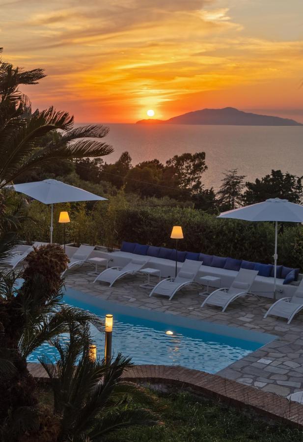 Capri Blue Luxury Villa Le Tre Monelle Анакапри Экстерьер фото