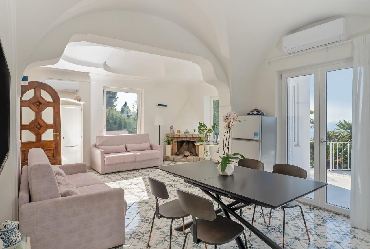 Capri Blue Luxury Villa Le Tre Monelle Анакапри Экстерьер фото