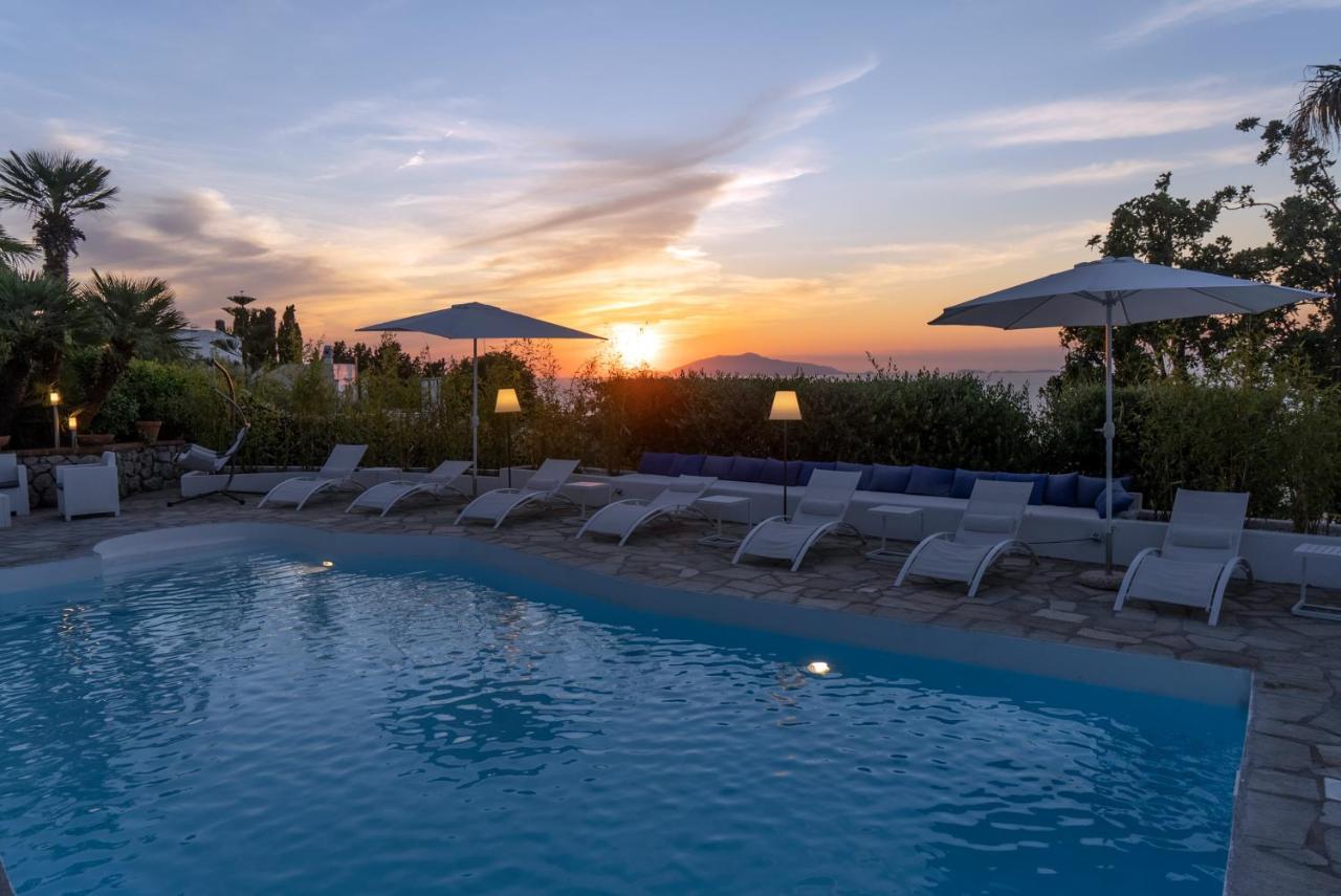 Capri Blue Luxury Villa Le Tre Monelle Анакапри Экстерьер фото