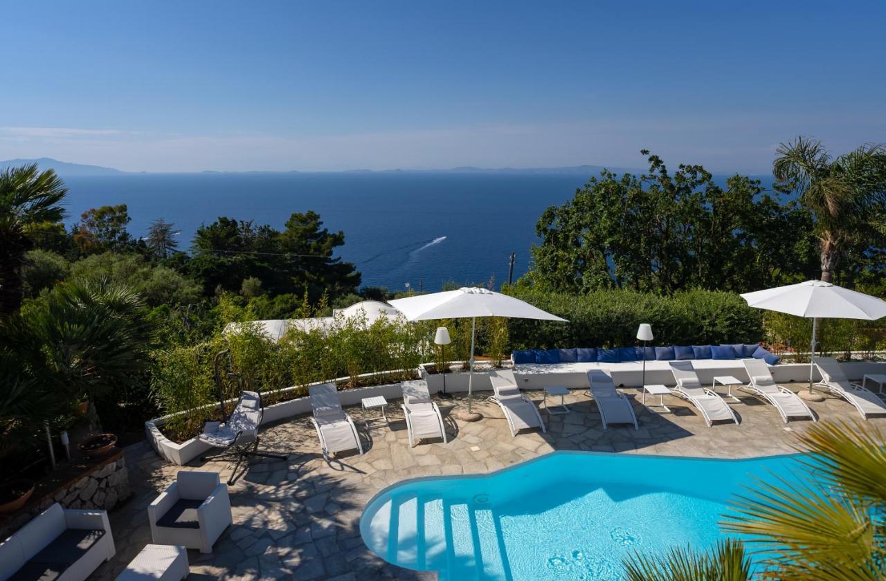 Capri Blue Luxury Villa Le Tre Monelle Анакапри Экстерьер фото